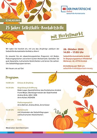 Einladung SHK Krefeld 25 Jahre